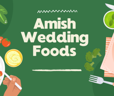 Amish Wedding Foods